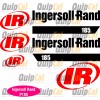Ingersoll Rand P175, P185 Air Compressor Decal Set.