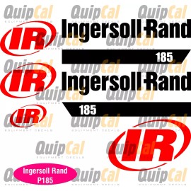 Ingersoll Rand P175, P185 Air Compressor Decal Set.
