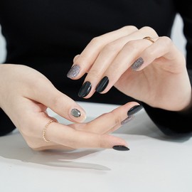 EDGEU [EDGEU]Vampire Black Nail Strips