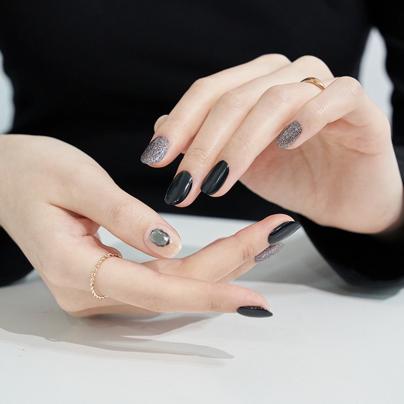 EDGEU [EDGEU]Vampire Black Nail Strips