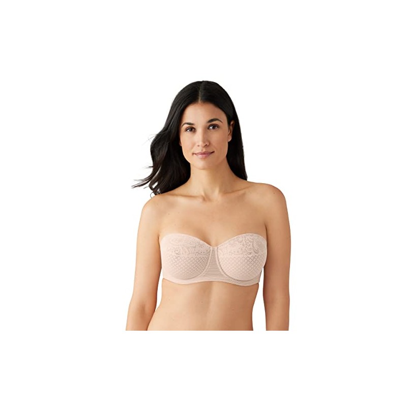 Wacoal Women's Visual Effects Strapless Minimiser Shaped Bra, sand