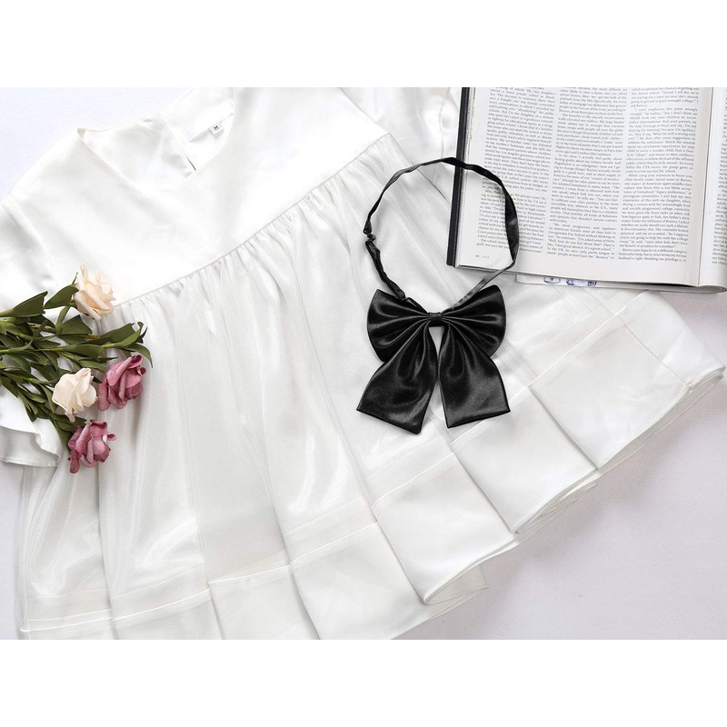 Allegra K School Ribbon, Ribbon Tie, Uniform Ribbon, Bowtie, Bowtie,