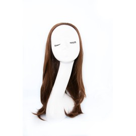 Bombshell Hair Extensions 3/4 Half Head Full Head Hair Piece 24 inches Heat Resistant Synthetic Long Flicky Wave Thick Wig (M21 GOLDEN BROWN)