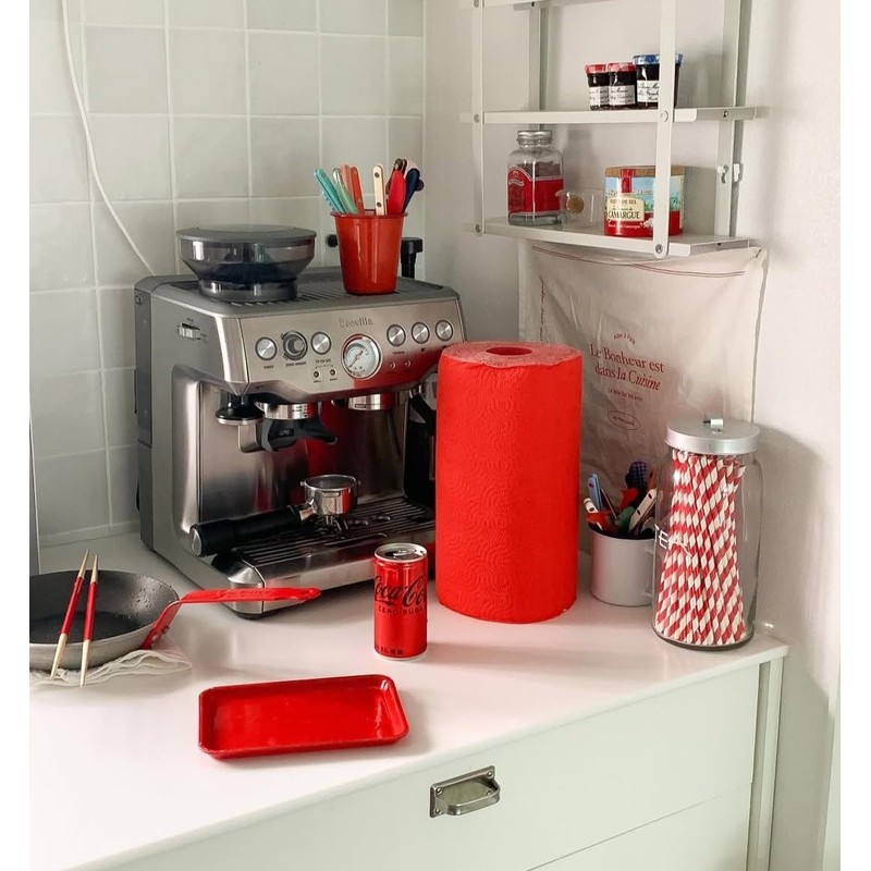 Renova Red Label 2000067135 - Toallas, color rojo