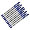 rorito 10 x 0.7mm B Max BLUE Ballpoint Pens Unique