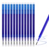 12-Pack Erasable Pen Refills, Compatible with Pilot Frixion Pens, Blue