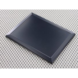 3D Lettering Boat/Jet Ski Registration Tag Yearly Chrome Blank Frame Yearly Tag Boat & PWC Registration Frame Emblem (3" x 3", Flat Black)