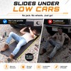 PQPQP Rolling Creeper Mat, 145×67cm Portable Under Car Repair Pad