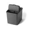 GORDON MILLER Car Dust Box with Drink Holder, Black 1739743
