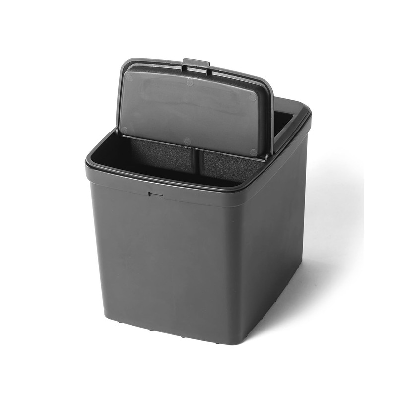 GORDON MILLER Car Dust Box with Drink Holder, Black 1739743