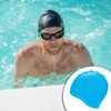 M METERXITY 6-Pack Silicone Swim Cap, 7.3" Opening 7.9" H