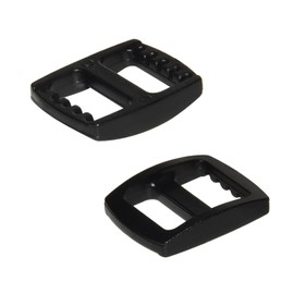 Flyshop 10 Pcs, 1/2", 13mm Black Plastic Triglide Slides Buckles for Cat Dog Collar Backpack Straps Webbing
