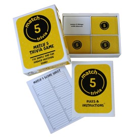 See Yes Games LLC Match 5 Trivia Game - More than a board game. Fun for Family, Friends or a Party