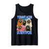 Irritable Bowel Syndrome Stomach Ache Tummy Ache Survivor Tank Top