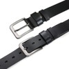 Vrlegend Leather Belt Men's 110-175 cm. Leather Jean Business Metal