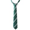 DOOVID Striped Tie Party Daily Accessories Unisex Green Stripe