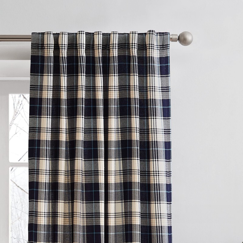 G.H. Bass & Co. Plaid Curtains - Lakeview - 2