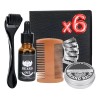 Kit Aseo Y Cuidado Barba Bigote Cuchillas Afeitado Men 6pcs