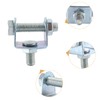 DUZEPA 2PCS Motorcycle Spotlight Brackets Adjustable Spot Lights Mount Bracket