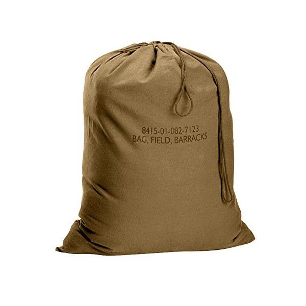 ROTHCO G.I.TYPE BARRACKS BAG Barack Bag, Coyote Brown (Large)