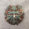 Veronese Design 5 1/8 Inch Winter Solstice Antler Greenman Wall