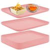 Plastic Art Trays,10 Pack Large Plastic Trays Stackable Activity Tray