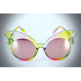 J.CREW J Crew Girls Sunglasses Summer Shades Gradient Rainbow Cat Eye Sunglass Kids