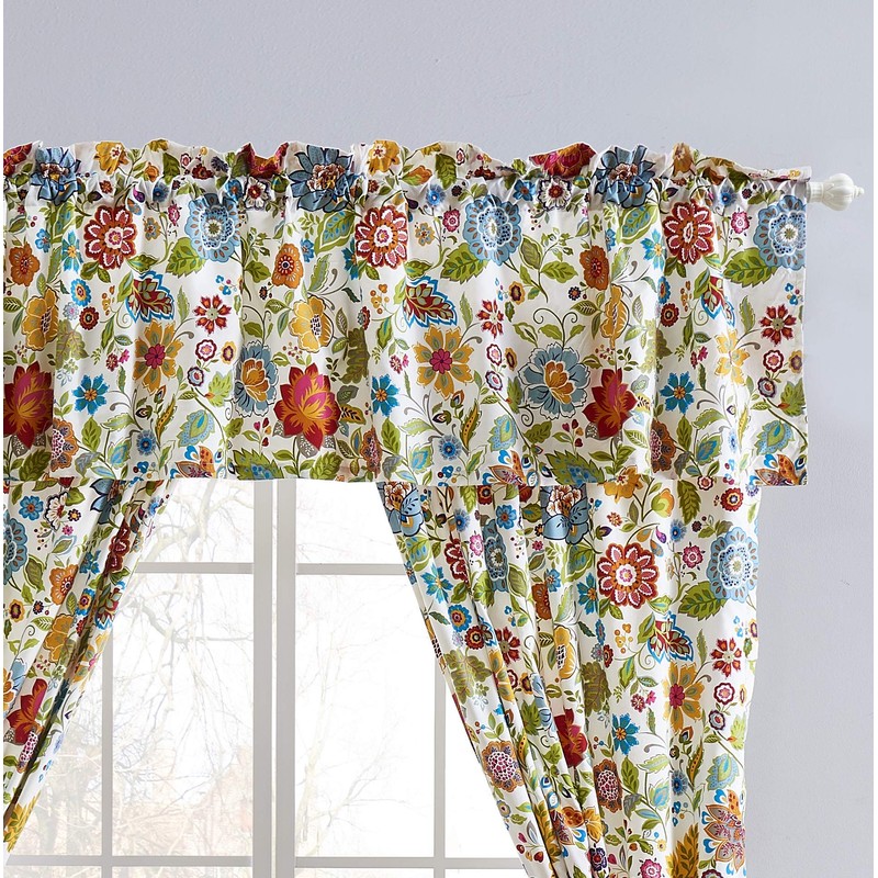 Astoria Window Valance, White, 84x19"