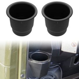 SAUTVS Cup Holder Drink Holder for Polaris Ranger 570 900 1000 Ranger XP 1000 Crew/General 1000/ XP 1000 Accessories(2PCS, Replace #5436836)