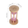 NOLITOY Creative Wooden Glass Timer for Home Decor Sand Timer