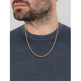 True Rebels Herren Kette aus Edelstahl gelbgold Edelstahlkette