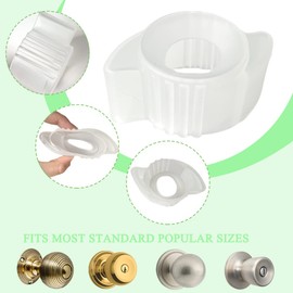 Mediss Agarres de silicona para puerta para artritis ancianos discapacitados, ayuda de vida fácil de abrir, fluorescente, 4 unidades