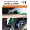 Strapinno E-Track Retractable Ratchet Tie-Down Straps - 2 in x