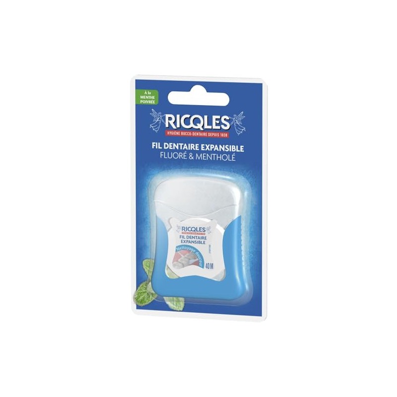Ricqles Fil Dentaire Fluoré and Menthol 40 m