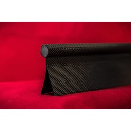 KederUk Awning Rail Piping 6mm Double Flap + Solid PVC Core Keder Camping/Tent Black