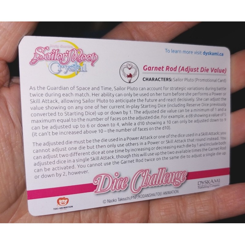 Dyskami Publishing Company Sailor Moon Crystal: Dice Challenge Sailor Pluto