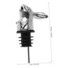 BIUDECO Creative Animal Wine Aerator Rabbit Shape Stainless Steel Wine