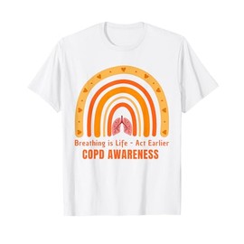 Chronic Obstructive Pulmonary Disease Orange COPD Awareness T-Shirt