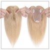 Silk-co Clip-In Real Hair Topeer Real Hair Pieces Real Hair