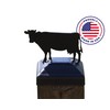 Metal Cow Post Cap for 4x4 Nominal Post (for Posts