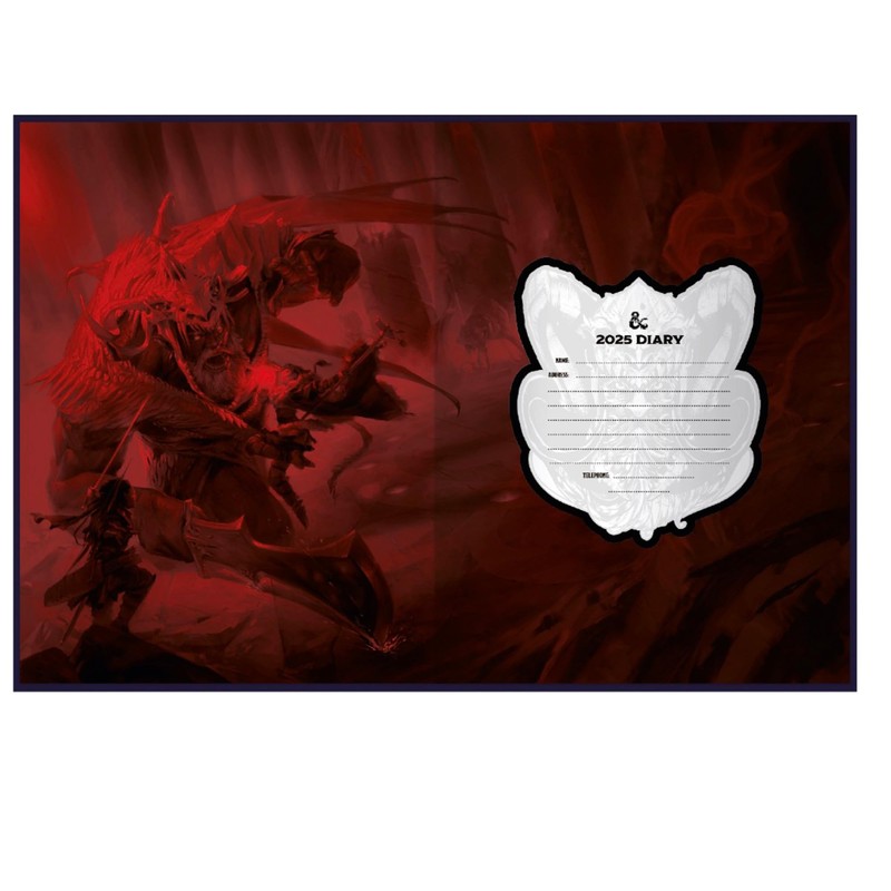 Dungeons & Dragons Pocket Diary 2025 14.5 x 21.5 cm