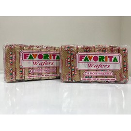 Favorita Wafers (Galletas Favorita) Puerto Rico's beloved wafer cookie - 16 oz (Count of 2)