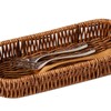 Imitation Rattan Bread Basket Multipurpose Woven Rattan Storage Tray Kitchen