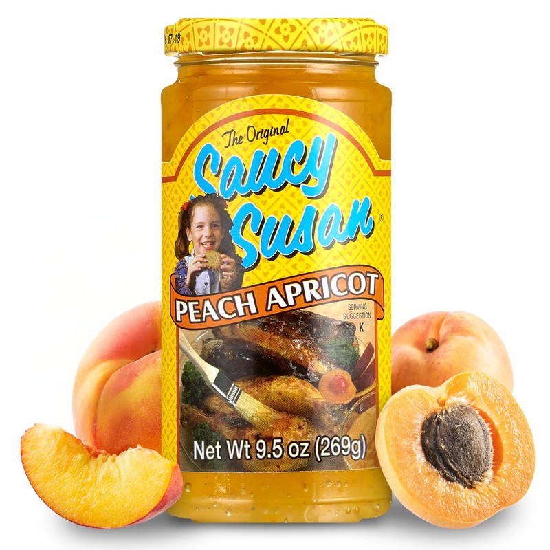 Saucy Susan Peach Apricot ORIGINAL Sauce 9.5 oz Jar –