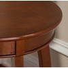 Powell Furniture Powell Hazelnut Round Shelf Table,, 18"L x 18"W