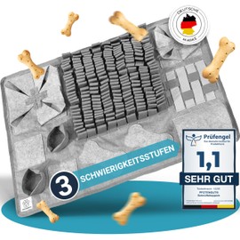 PFOTENGUT® Sniffing Rug for Dogs – High-Quality Sniffing Rug with 11 Training Elements and 3 Difficulty Levels – Sniffing Rug Dog – Dog Sniffing Rug