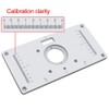 Aluminum Router Table Insert Plate, Cladding Router Table Top Woodworking