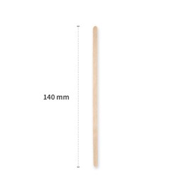 FRANZ MENSCH NatureStar Organic Stirrers, Wood, Natural, Length: 14 cm, W: 5 mm, Stirrers, Disposable Coffee Sticks, Wooden Sticks, Pack of 10