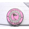 Girl Power W/Crystals Golf Ball Marker and Magnetic Hat Clip