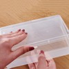 Clear Plastic Storage Box Organizer Reusable Storage Box Face Cover